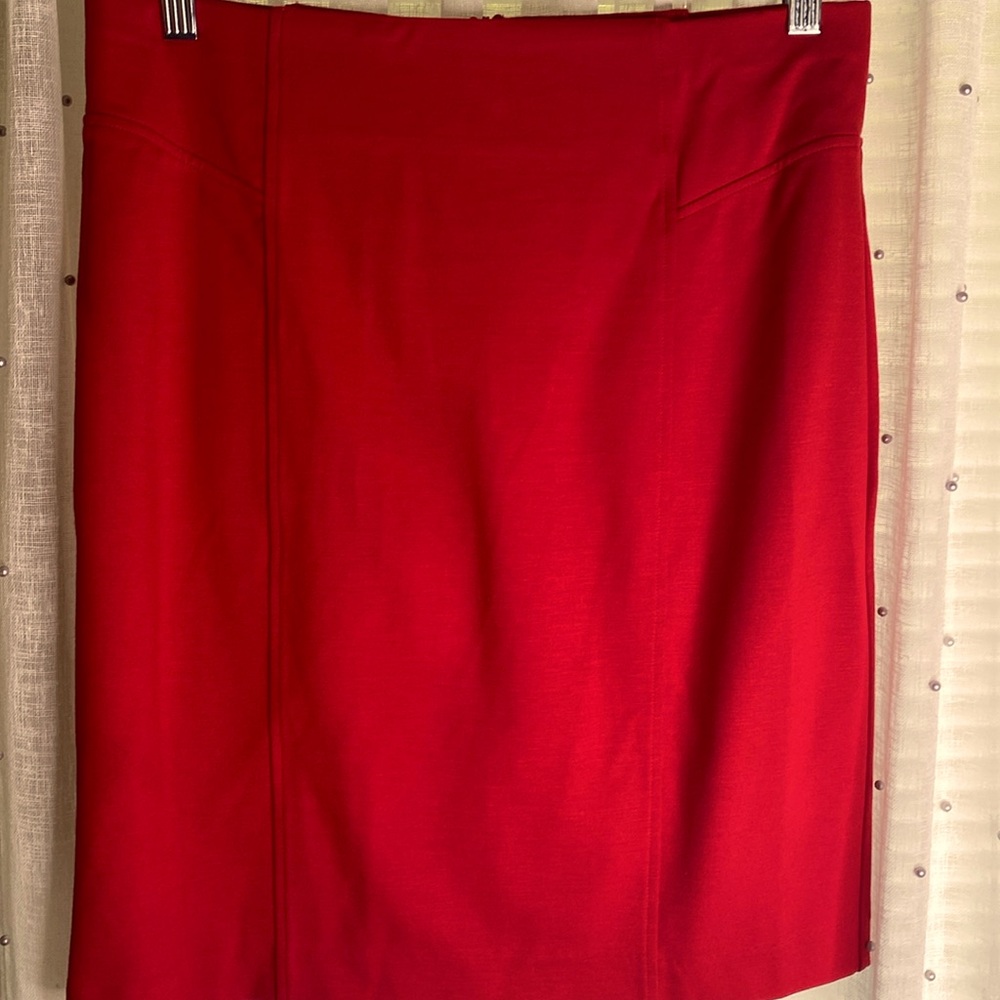 Women’s dark orange skirt